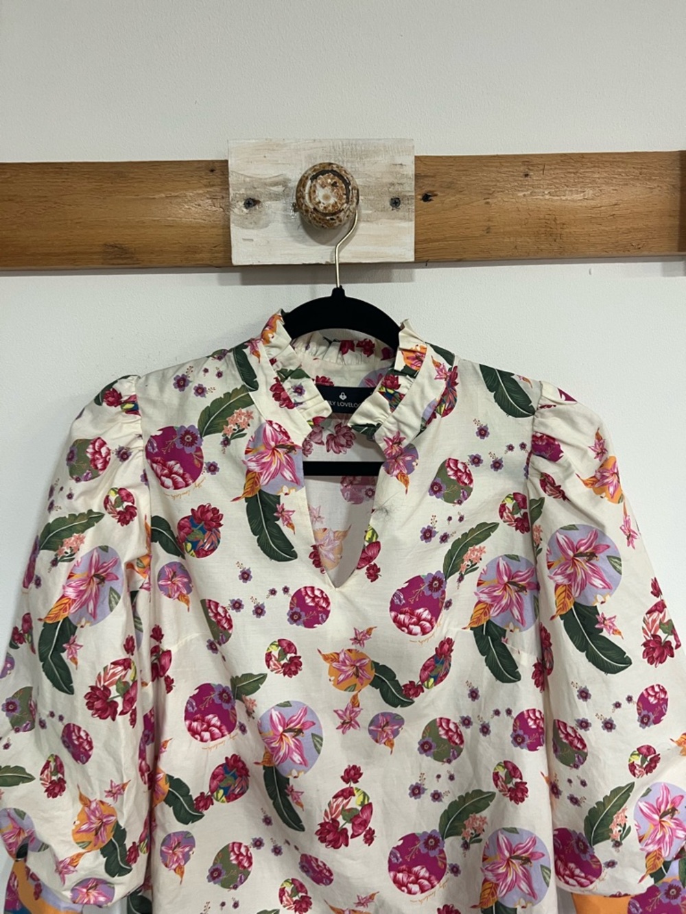 Emily Lovelock Hailey Blouse in Ivory - Picture 4 of 14